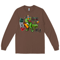 Chestnut taco saurus rex Long Sleeve Tee - CowhideDigitalArt