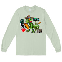 Matcha taco saurus rex Long Sleeve Tee - CowhideDigitalArt