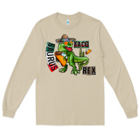Mushroom taco saurus rex Long Sleeve Tee - CowhideDigitalArt