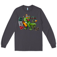 Smoke taco saurus rex Long Sleeve Tee - CowhideDigitalArt