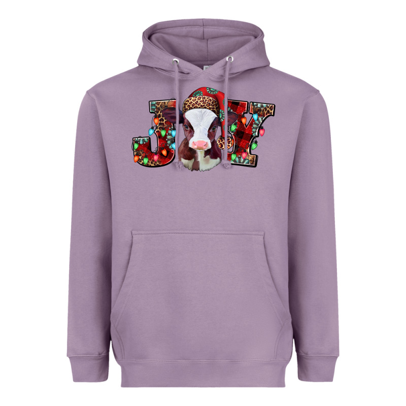 Joy Baby Cow Christmas Heavyweight Hoodie by Jasminsmagicworld | Teevron