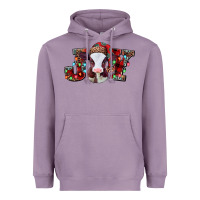 Lavender joy baby cow christmas Heavyweight Hoodie - Jasminsmagicworld