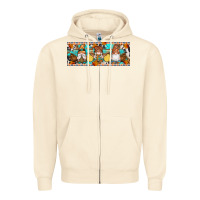 Sandshell Fall Gnomes Zipper Hoodie - Artiststas