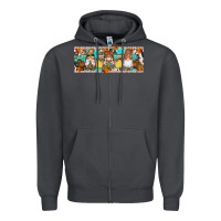 Smoke Fall Gnomes Zipper Hoodie - Artiststas