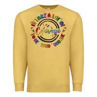 Antique Gold gay pride Premium Sweatshirt - MaliasSmallBusiness