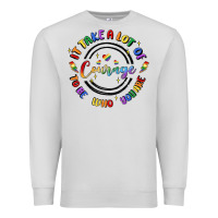 Dove Grey gay pride Premium Sweatshirt - MaliasSmallBusiness