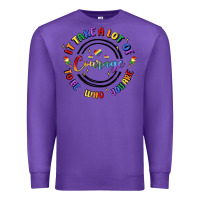 Purple gay pride Premium Sweatshirt - MaliasSmallBusiness