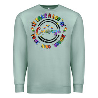 Seafoam gay pride Premium Sweatshirt - MaliasSmallBusiness