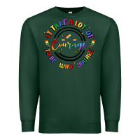 Sports Green gay pride Premium Sweatshirt - MaliasSmallBusiness
