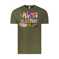 Vintage Olive art teacher Vintage Tee - texasbilliewilder