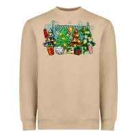 Mushroom christmas trees with tennis Heavyweight Sweatshirt - Zillion Design Studio