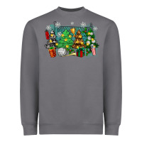 Storm christmas trees with tennis Heavyweight Sweatshirt - Zillion Design Studio