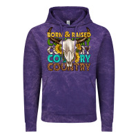 Cloud Purple born and raised country western Vintage Hoodie - texasbilliewilder