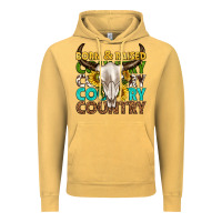 Vintage Mustard born and raised country western Vintage Hoodie - texasbilliewilder