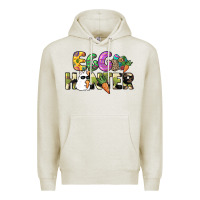 Oatmeal Heather Egg hunter Premium Hoodie - NancyCooperArtShop