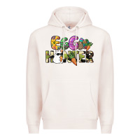 Pale Pink Egg hunter Premium Hoodie - NancyCooperArtShop