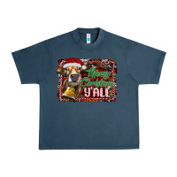 Midnight Navy merry christmas y'all Urban Heavy Tee - RanaPortraitStore