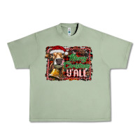 Oil Green merry christmas y'all Urban Heavy Tee - RanaPortraitStore