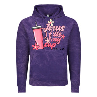 Cloud Purple jesus fills my cup Vintage Hoodie - JahusDesignShop