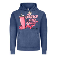 Vintage Denim jesus fills my cup Vintage Hoodie - JahusDesignShop
