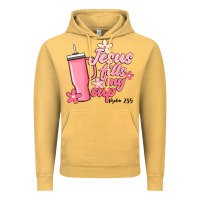 Vintage Mustard jesus fills my cup Vintage Hoodie - JahusDesignShop