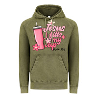 Vintage Olive jesus fills my cup Vintage Hoodie - JahusDesignShop