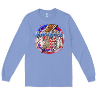 Colony Blue baseball mama Long Sleeve Tee - RacoonDesign