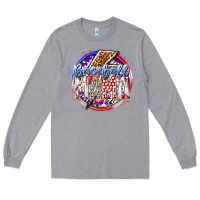Heather Grey baseball mama Long Sleeve Tee - RacoonDesign