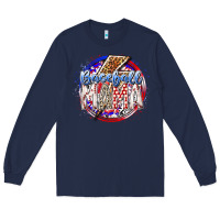 Navy baseball mama Long Sleeve Tee - RacoonDesign