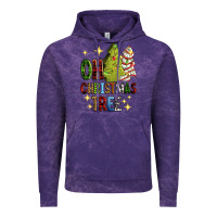 Cloud Purple Oh Christmas tree Christmas cake Vintage Hoodie - RanaPortraitStore