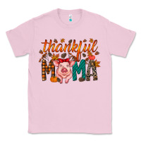 Bubblegum Pink thankful mama pig Classic Tee - RacoonDesign