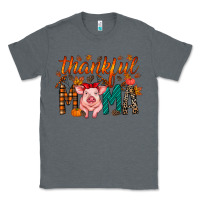 Charcoal Heather thankful mama pig Classic Tee - RacoonDesign