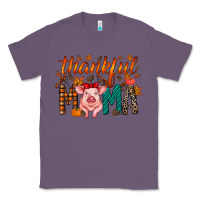Lavender thankful mama pig Classic Tee - RacoonDesign