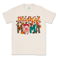 Natural thankful mama pig Classic Tee - RacoonDesign