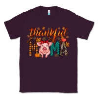 Plum thankful mama pig Classic Tee - RacoonDesign