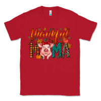 Red thankful mama pig Classic Tee - RacoonDesign