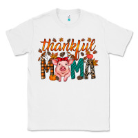 White thankful mama pig Classic Tee - RacoonDesign
