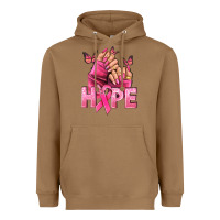 Toasted Coconut hope cancer nails Heavyweight Hoodie - NancyCooperArtShop