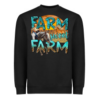 Black farm sweet farm with horses Heavyweight Sweatshirt - texasbilliewilder