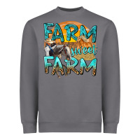 Storm farm sweet farm with horses Heavyweight Sweatshirt - texasbilliewilder
