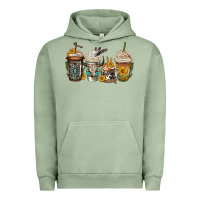 Pigment Oil Green bull skull western coffee cups Urban Hoodie - Jasminsmagicworld
