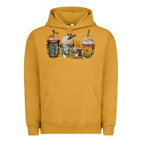 Pigment Peanut Butter bull skull western coffee cups Urban Hoodie - Jasminsmagicworld
