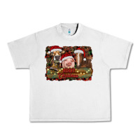 Lunar Rock merry christmas farm animals Urban Heavy Tee - RanaPortraitStore