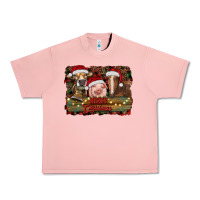 Salmon merry christmas farm animals Urban Heavy Tee - RanaPortraitStore