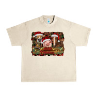 Sandshell merry christmas farm animals Urban Heavy Tee - RanaPortraitStore