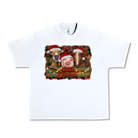 White merry christmas farm animals Urban Heavy Tee - RanaPortraitStore