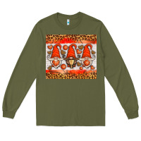 Army Green basketball gnome Long Sleeve Tee - HRA Design Shop