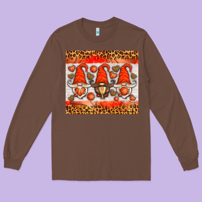 Basketball Gnome Long Sleeve Tee Designed By Hra Design Shop