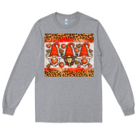 Heather Grey basketball gnome Long Sleeve Tee - HRA Design Shop