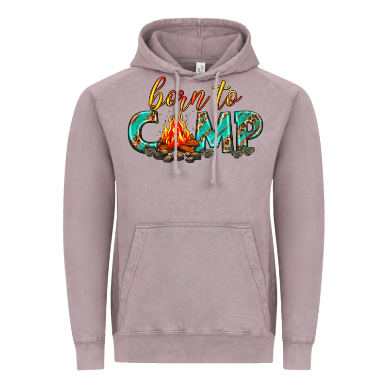 Born To Camp Vintage Hoodie by texasbilliewilder | Teevron